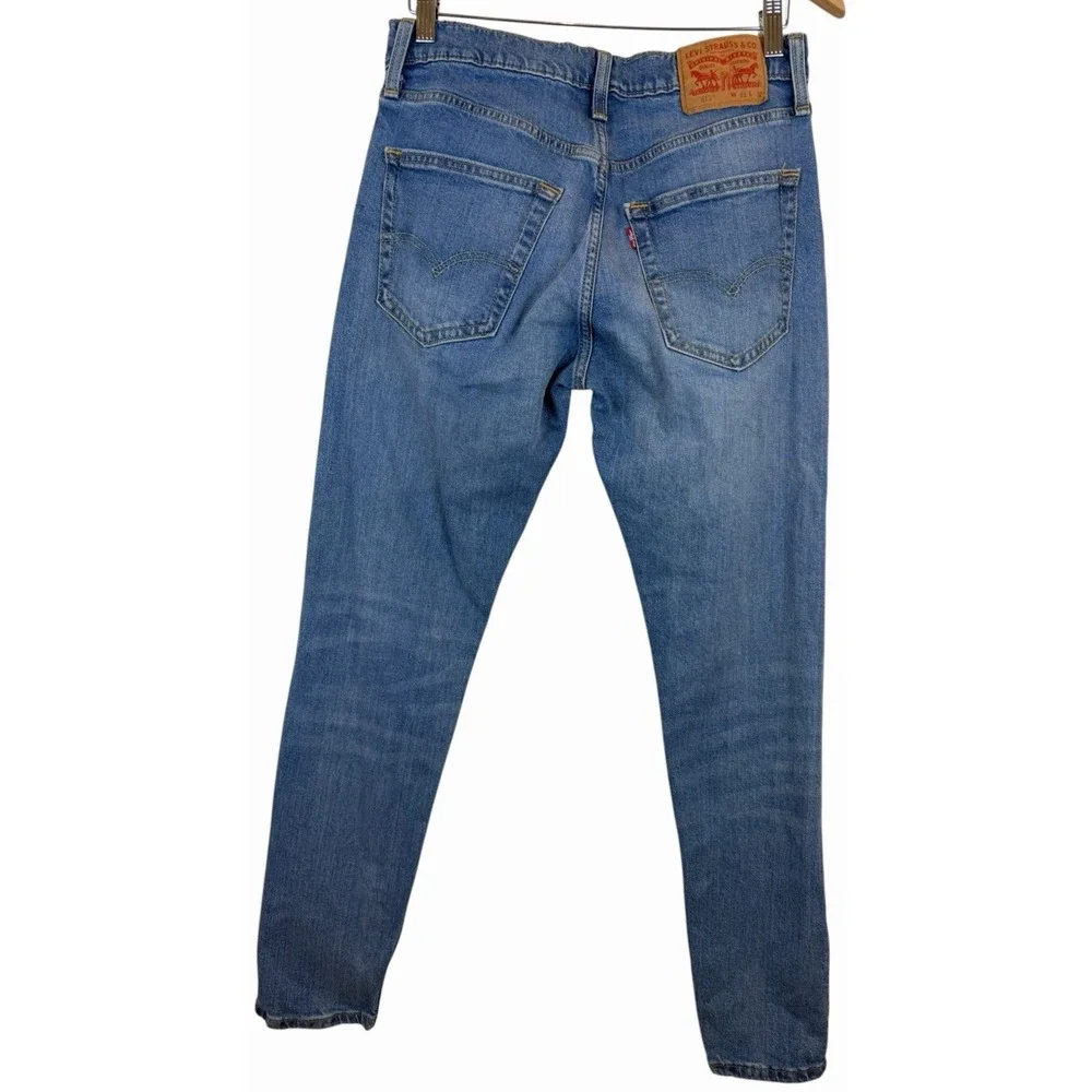 Levis 512 Slim Taper Fit Jeans Men's 31x32 Light Wash‎ Blue Denim Stretch